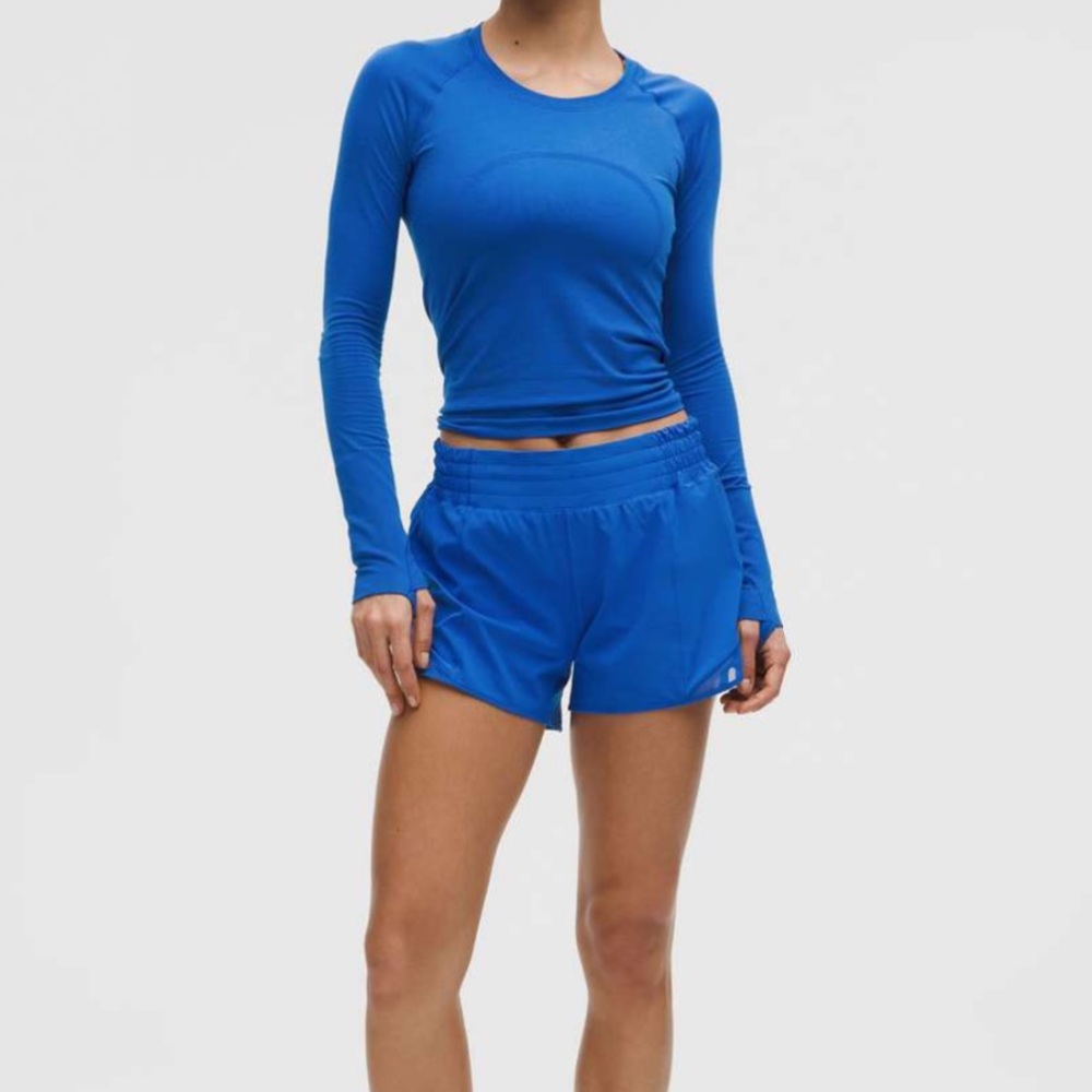 lululemon athletica Blue Long Sleeve Top